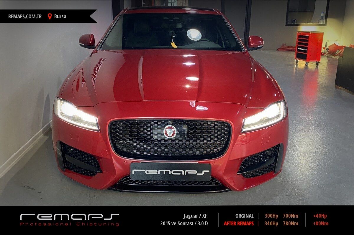 Jaguar XF 2015 ve Sonrası 3.0 D Chip Tuning, Performans, Yakıt ...